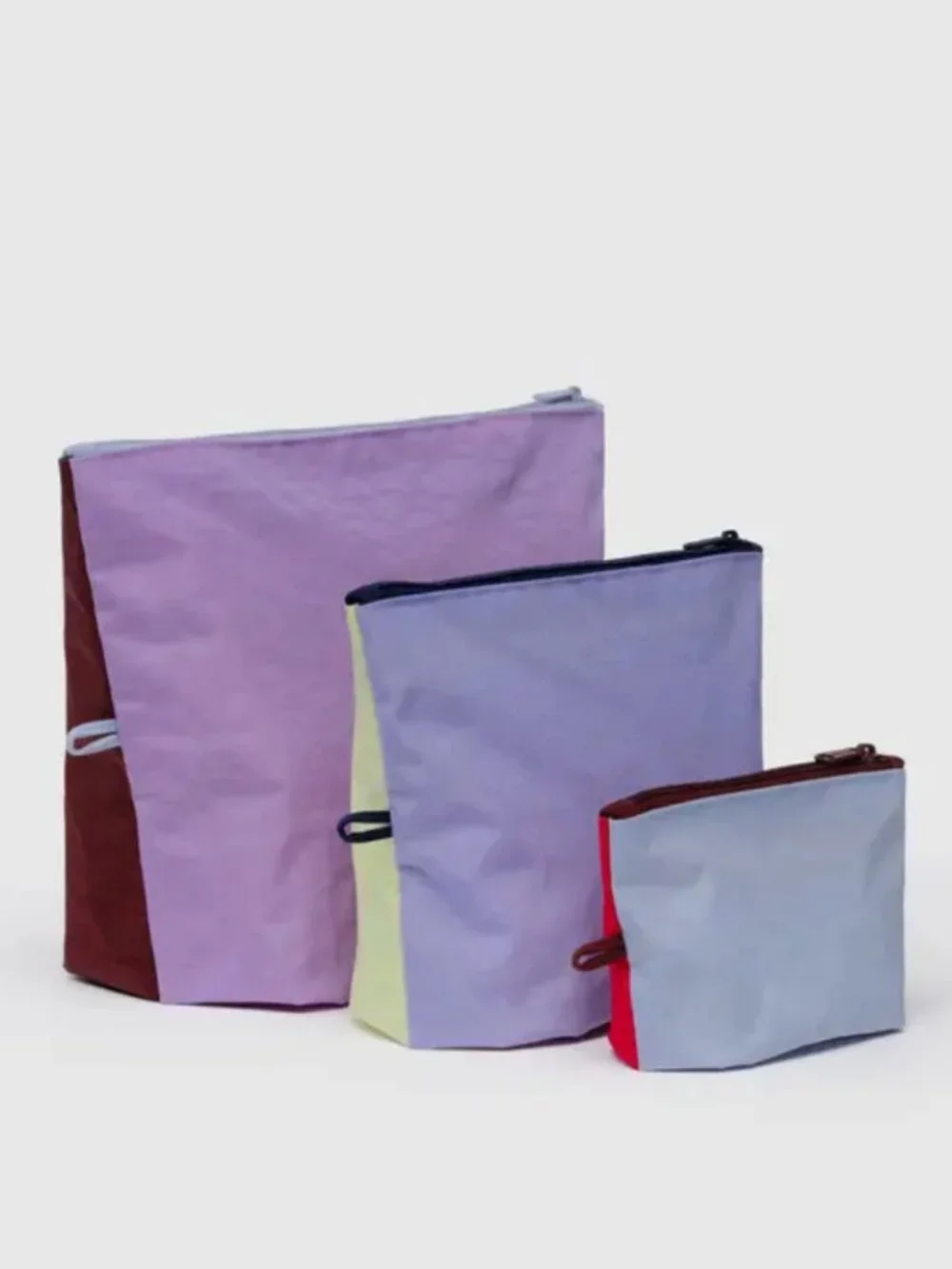 NWT Baggu Go Pouch Set Kaleidoscope Mix
